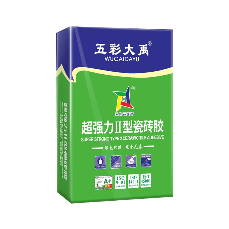 五彩大禹超强力II型瓷砖胶