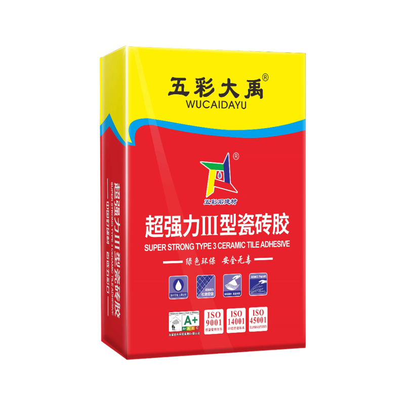 五彩大禹超强力Ⅲ型瓷砖胶